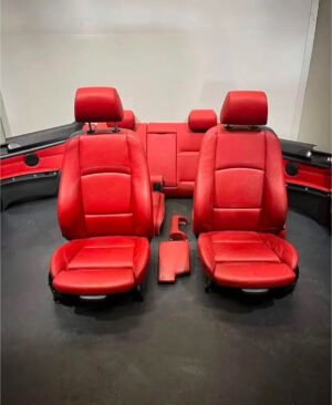 IMG_4230 Ensemble d'intérieur rouge corail Montage E90 E91 E92