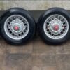 Fiat 500/Bianchina/126 voiture vintage jantes alliage Borrani pneus rareté