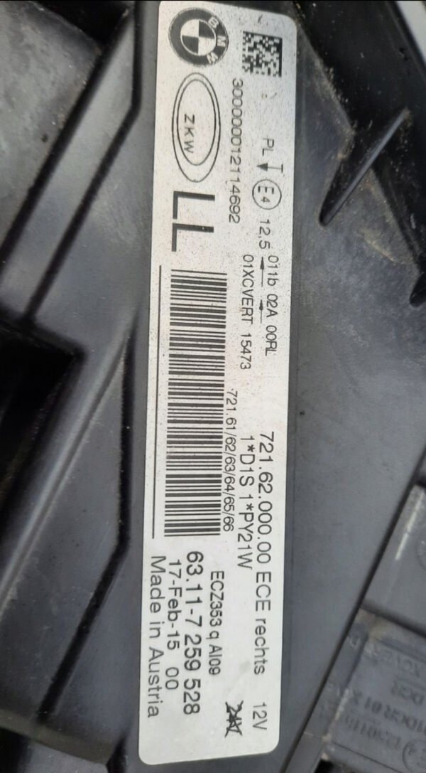 BMW 3 F30 F31 BI-XÉNON PHARES FEUX DE VIRAGE