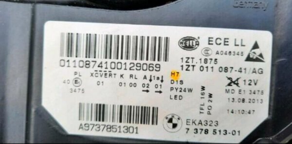 Phares Bi-Xénon d'Origine BMW F10