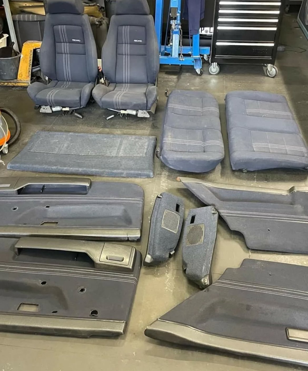 Intérieur Recaro complet pour Golf 2 MK2 – Image 3