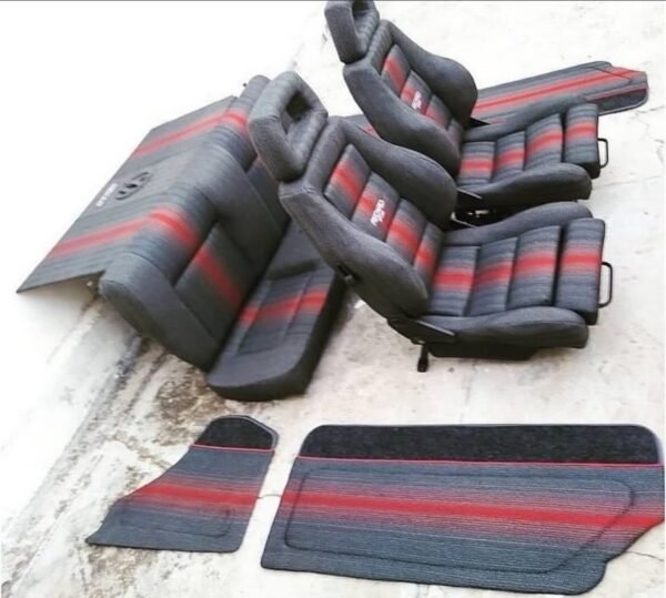 Kit complet Recaro Laguna Red – VW Golf Mk2