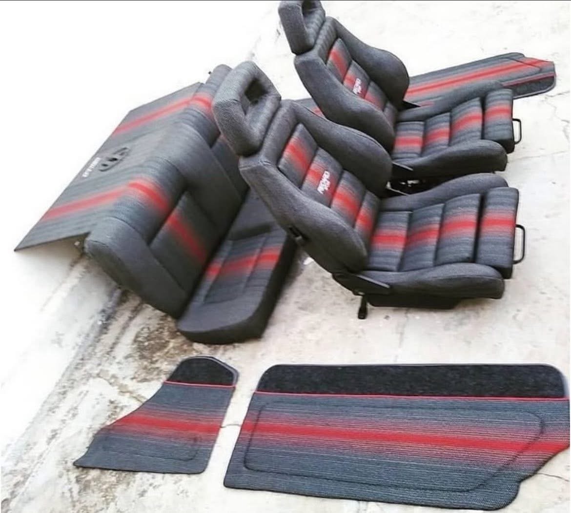 Kit complet Recaro Laguna Red – VW Golf Mk2 – Image 5