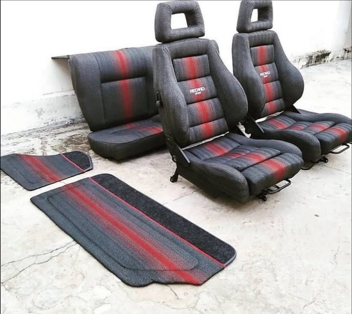 Kit complet Recaro Laguna Red – VW Golf Mk2 – Image 6