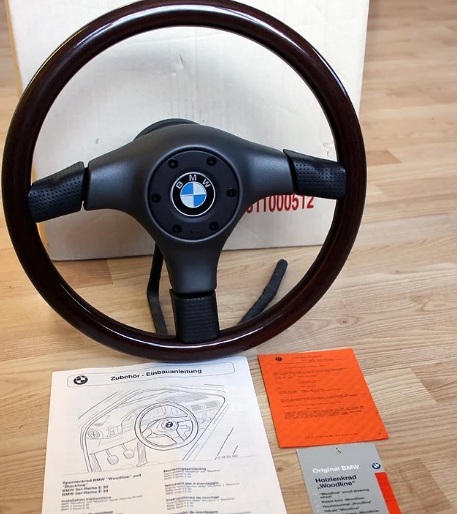 Volant BMW E30 Nardi Woodline