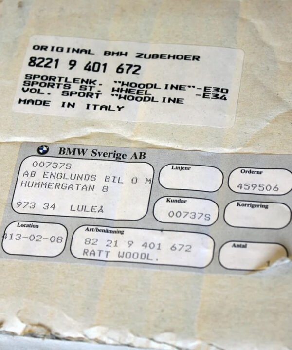 Volant BMW E30 Nardi Woodline