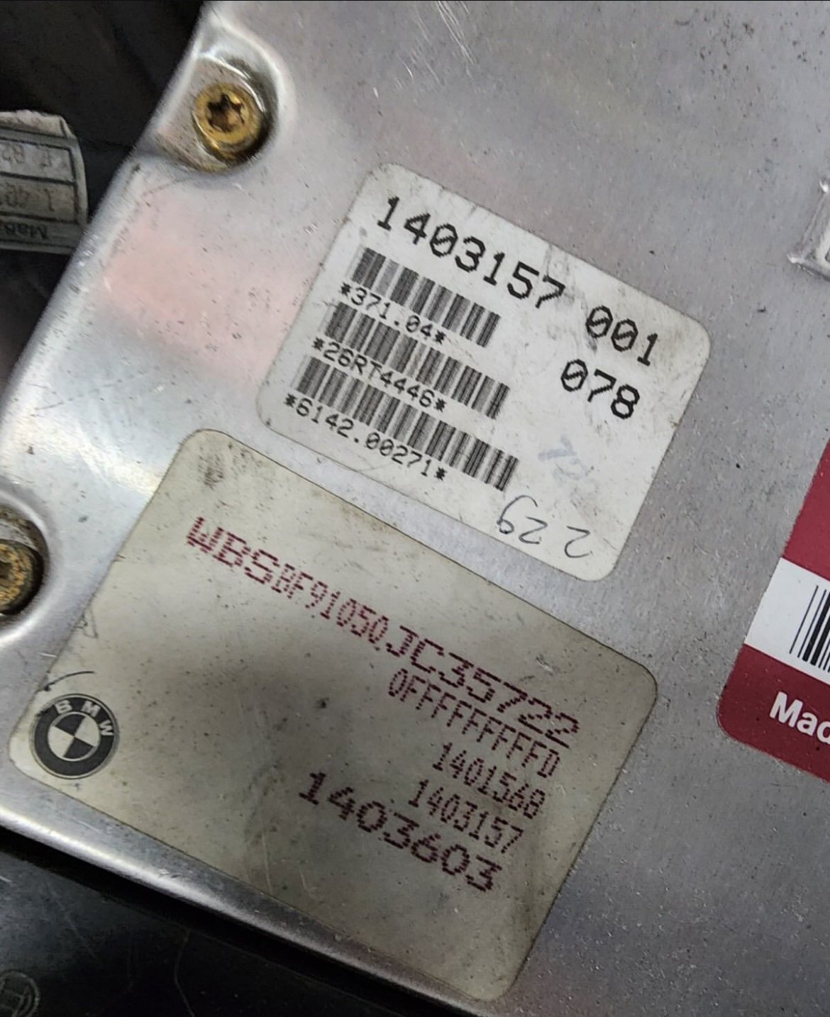 Moteur BMW S50B30 – E36 M3 (1996) – Image 10